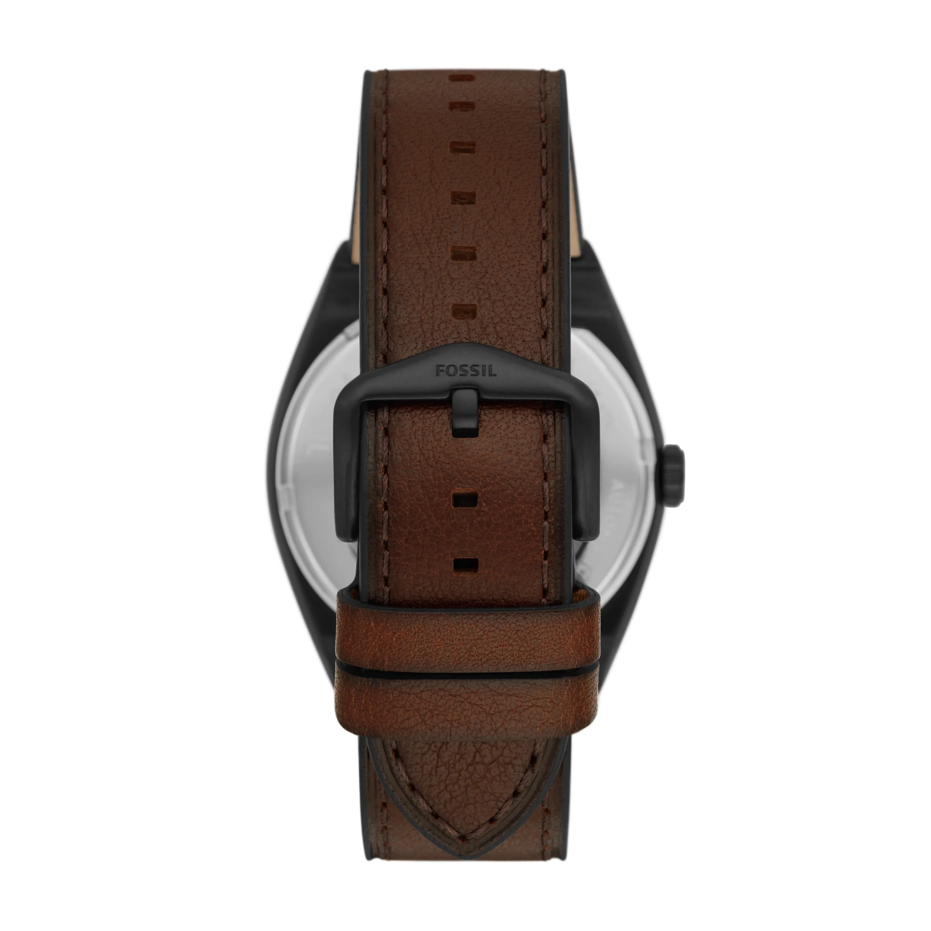 Everett Automatic Dark Brown Eco Leather Watch