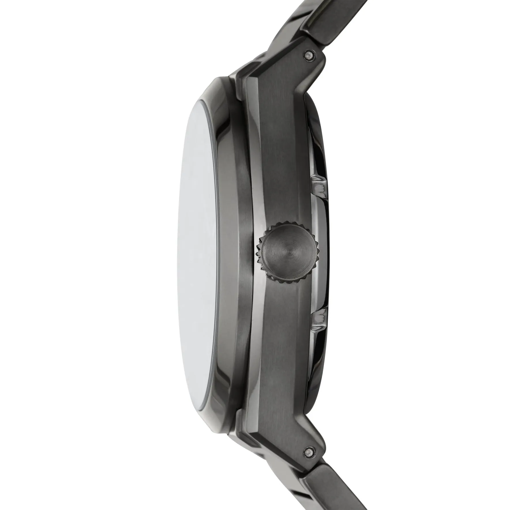 Everett Automatic Smoke Stainless Steel Watch