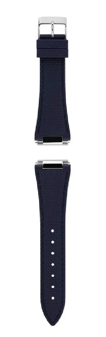 Frederique Constant Highlife Worldtimer Manufacture Automatic GMT Stainless Steel Blue Dial Interchangeable Rubber Strap Date Mens Watch FC-718N4NH6B