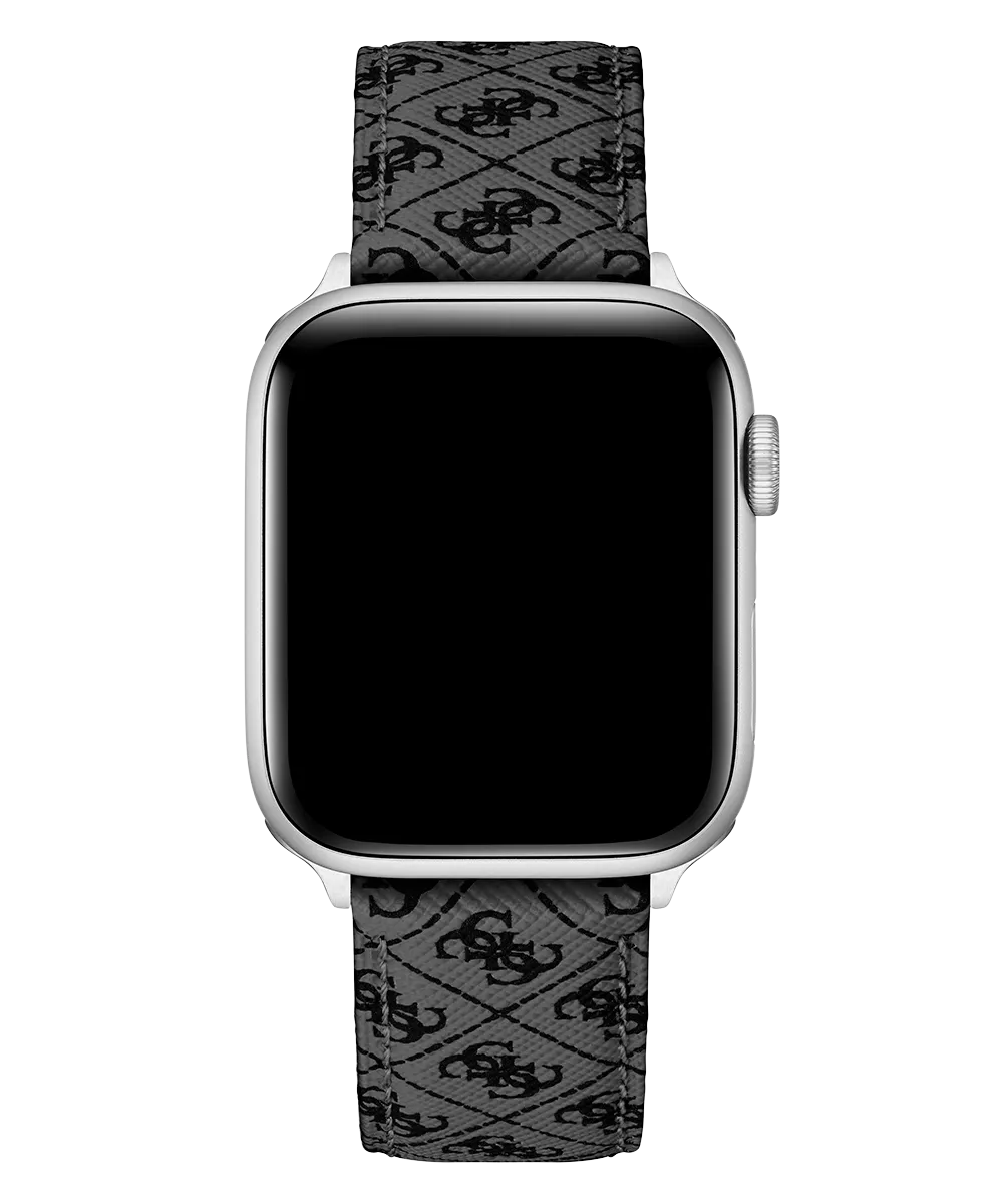GUESS Logo Leather Band for Apple 42-44 mm Watch