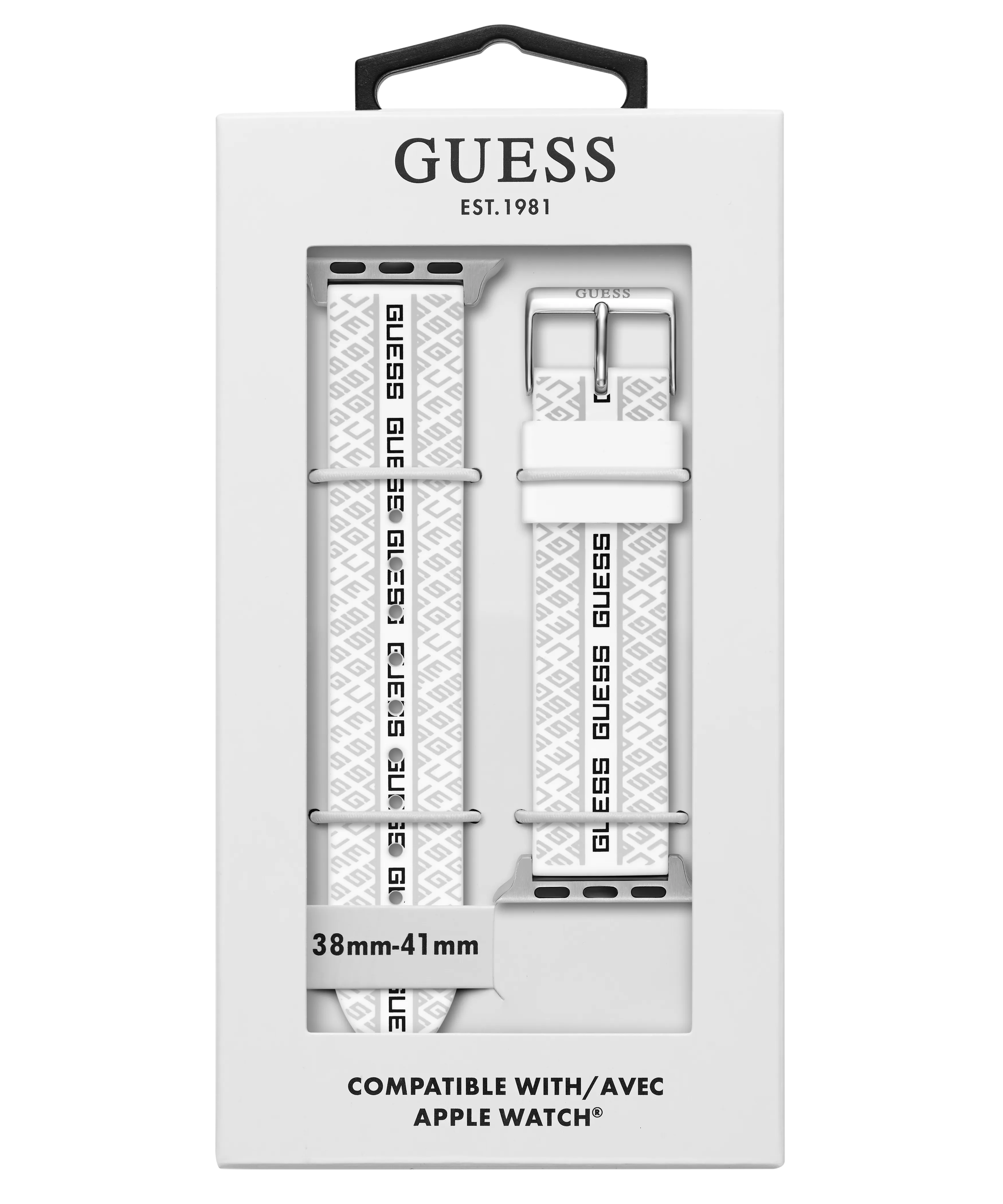 GUESS Logo Silicone Band for Apple 38-40 mm Watch