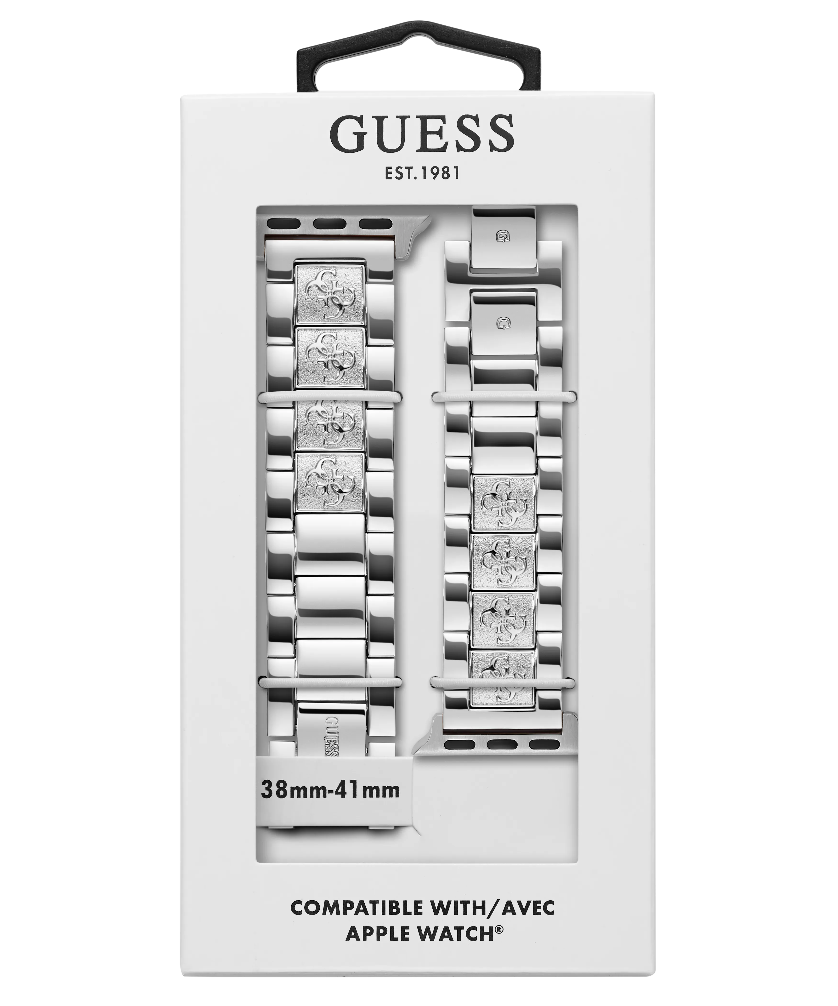 GUESS Logo Stainless Steel Band for Apple 38-40 mm Watch