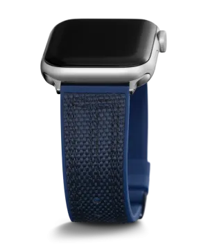 GUESS Nylon on Silicone Band for Apple 42-44 mm Watch