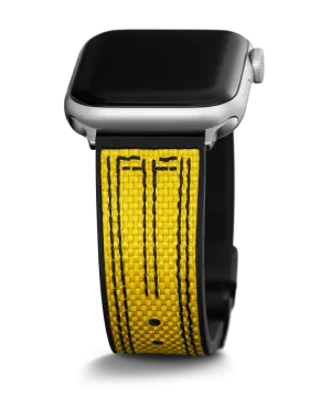GUESS Nylon on Silicone Band for Apple 42-44 mm Watch