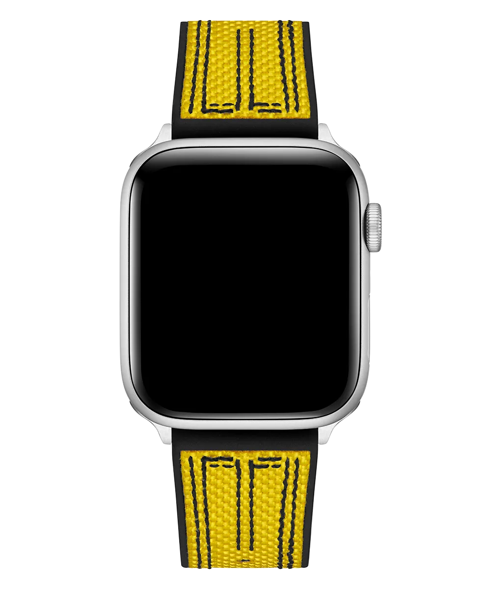 GUESS Nylon on Silicone Band for Apple 42-44 mm Watch