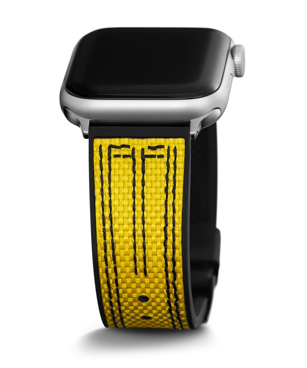 GUESS Nylon on Silicone Band for Apple 42-44 mm Watch
