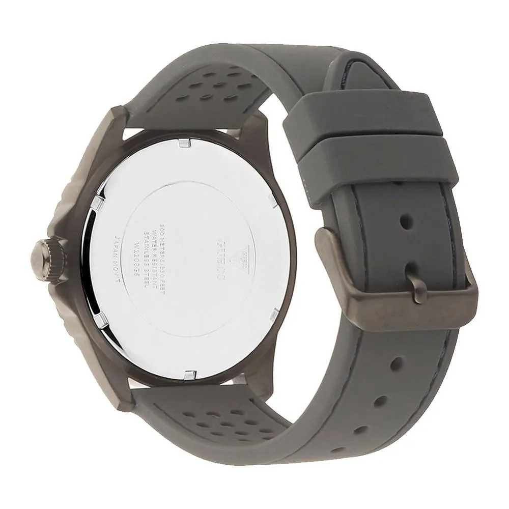 Guess Odyssey Blue Silicon Strap Watch Men's Watch W1108G6