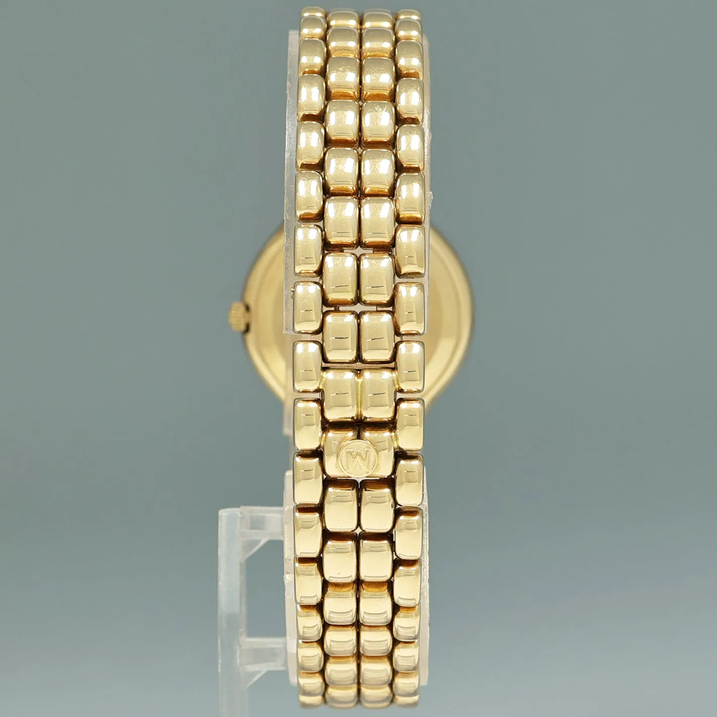 Ladies Movado 14k Yellow Gold 29mm Diamond Mother of Pearl Watch