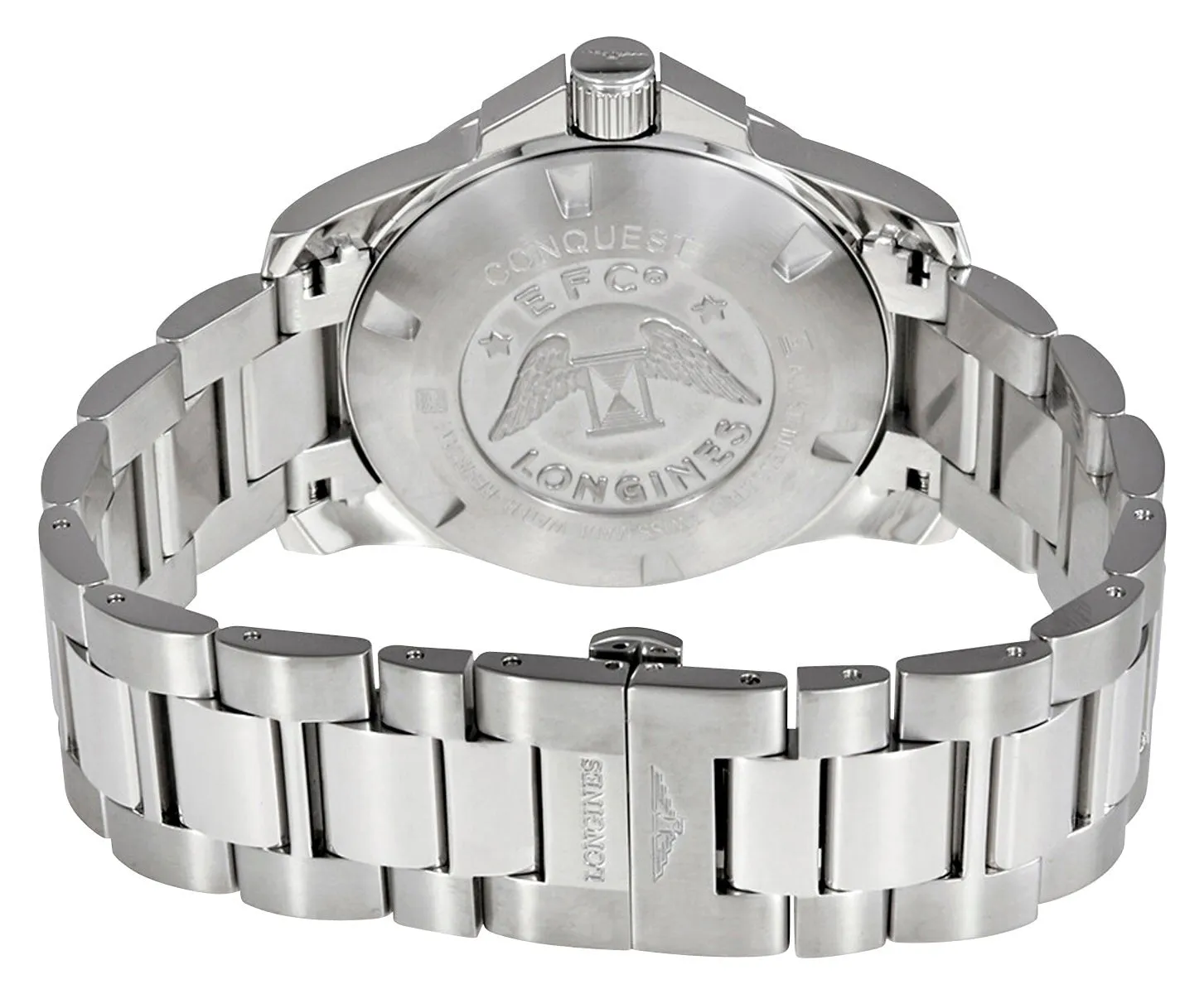 Longines Conquest Automatic Stainless Steel Silver Dial Date Divers Mens Watch L3.778.4.76.6