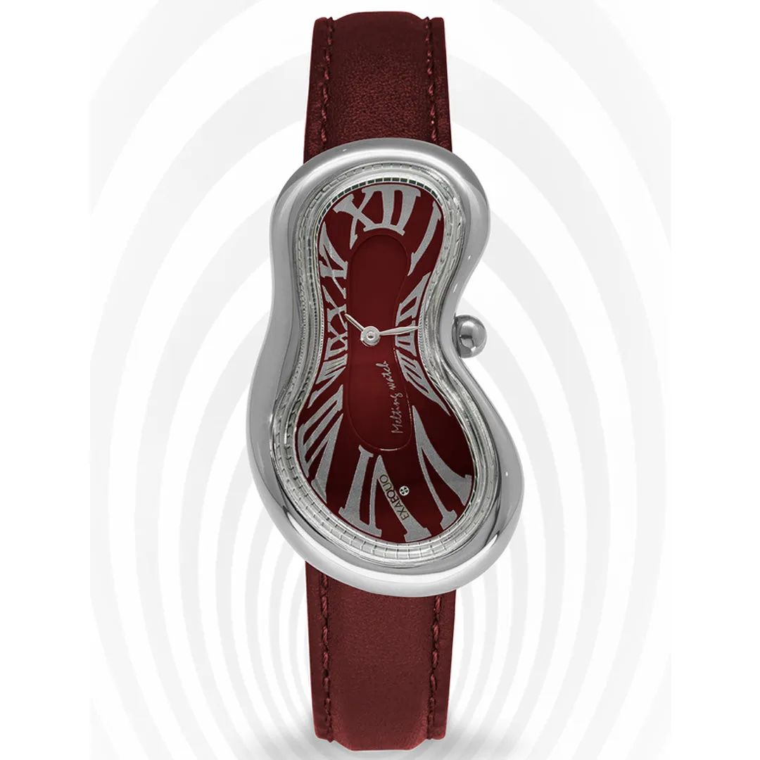 Melting Watch SS 316L Italian Burgundy