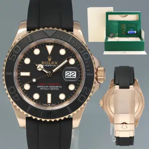 MINT PAPERS Rolex Yacht-Master 126655 Everose 40mm Oysterflex Watch Box