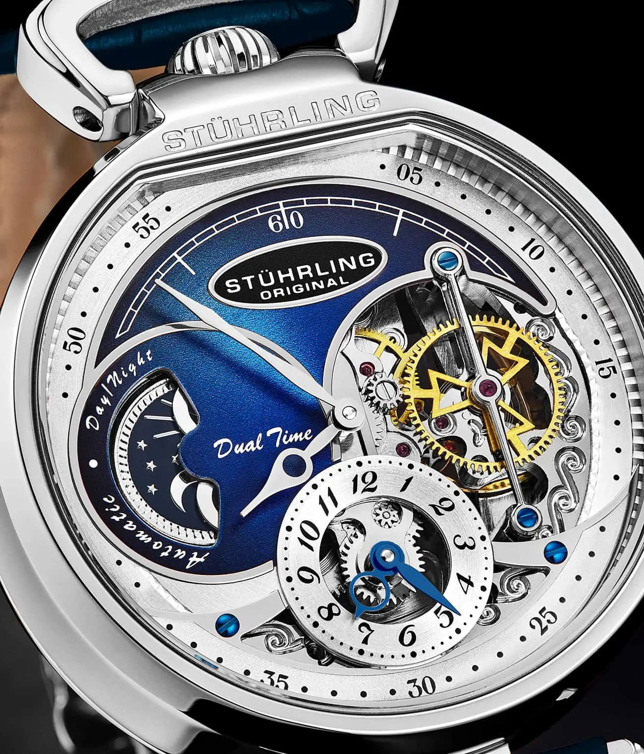 Modena Dual Time Automatic 4033 46mm Skeleton