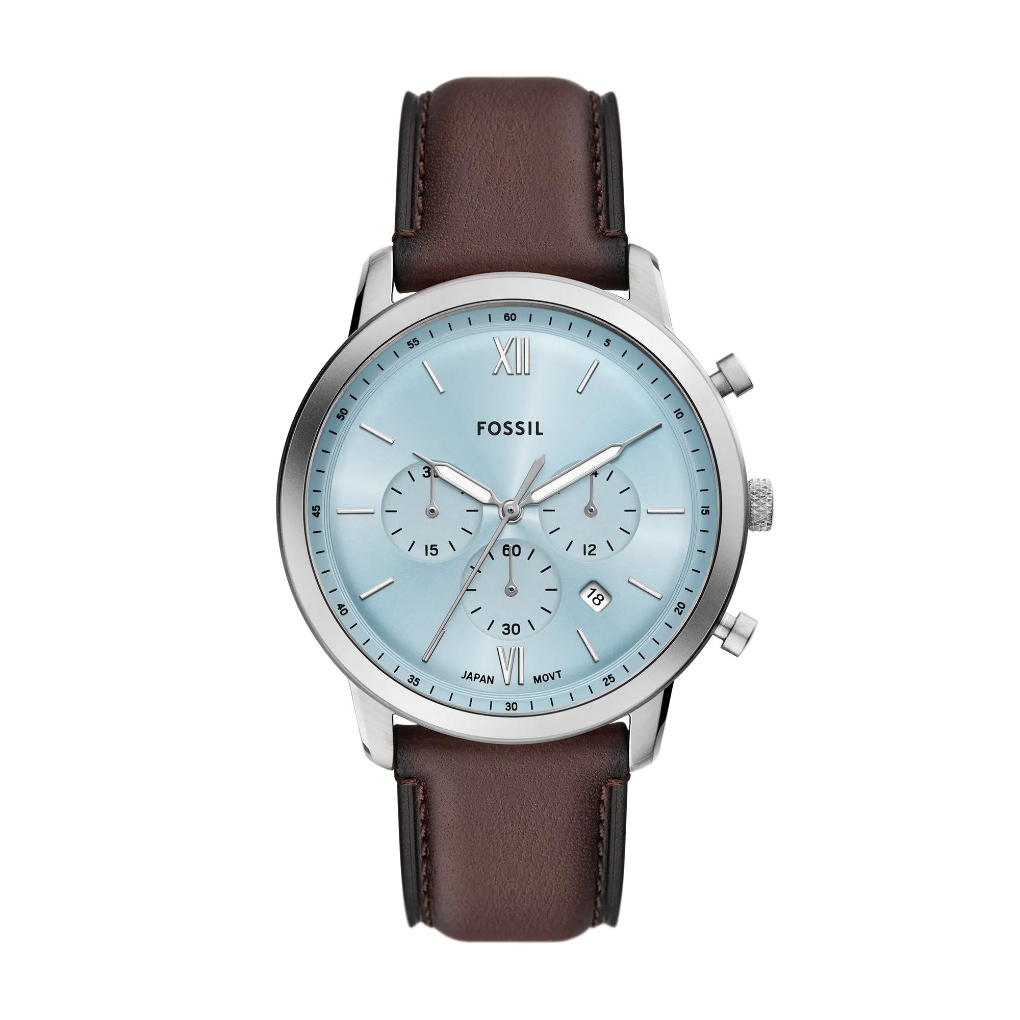 Neutra Chronograph Brown Leather Watch