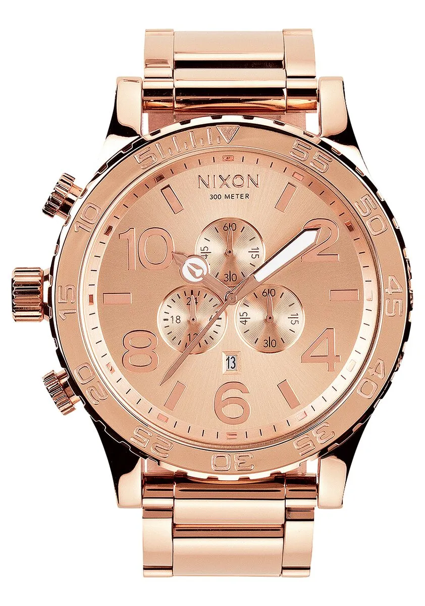 Nixon 51-30 Chrono Rose Gold Men's Watch Men's Watch A083-897