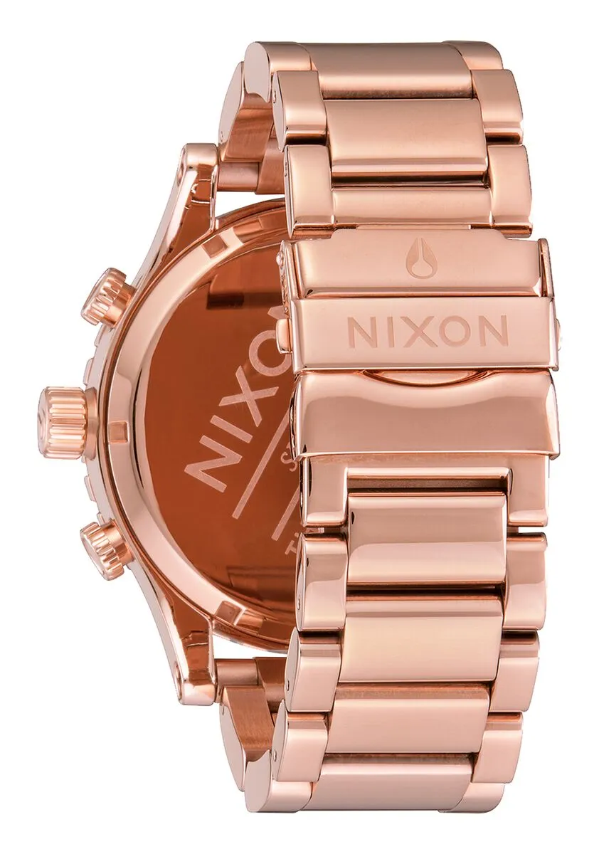 Nixon 51-30 Chrono Rose Gold Men's Watch Men's Watch A083-897