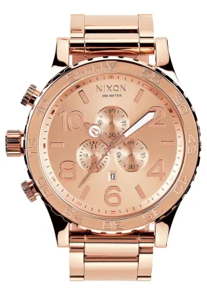 Nixon 51-30 Chrono Rose Gold Men's Watch Men's Watch A083-897