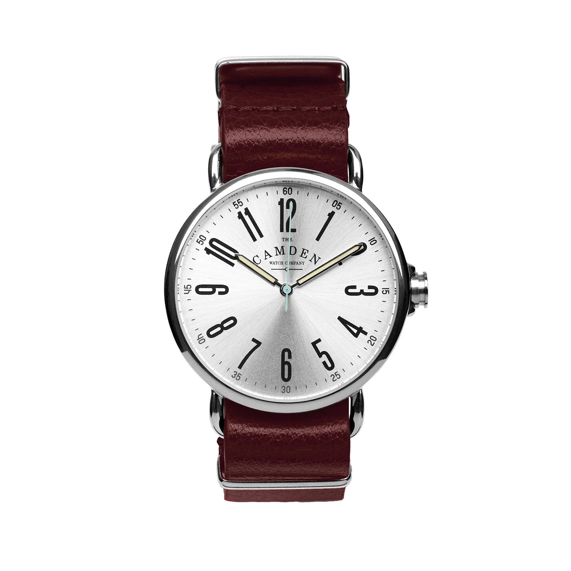 No.88 Steel and Oxblood Leather