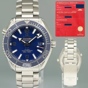 Omega Seamaster Planet Ocean 600M 215.30.40.20.03.001 Steel 39.5mm Blue Watch Box