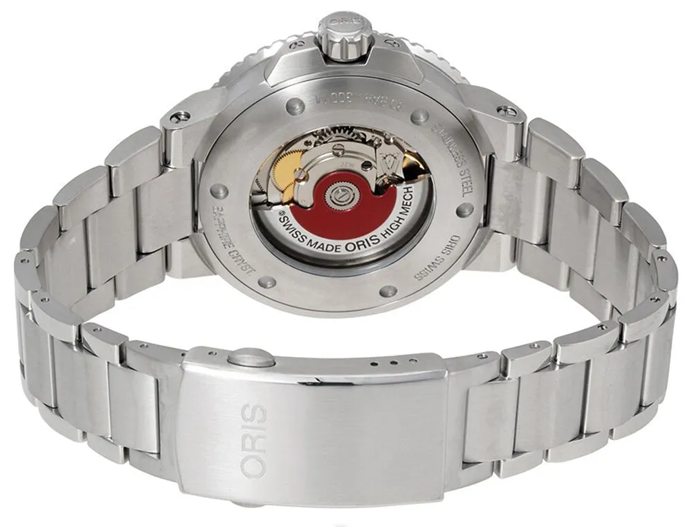 Oris Aquis Automatic Stainless Steel Blue Dial Date Divers Mens Watch 733 7730 4135-07 8 24 05PEB