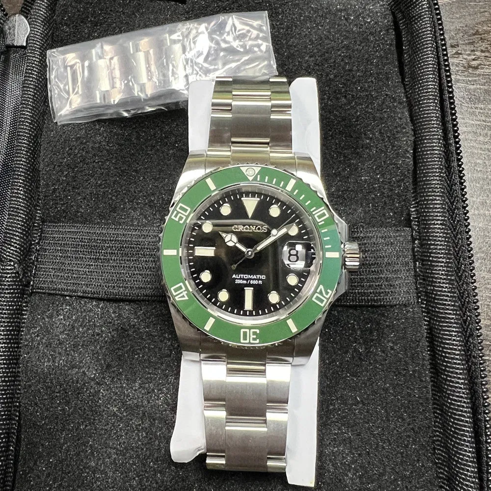 ★Pre-Owned★Cronos 2.5x Water Ghost PT5000 Dive Watch L6005
