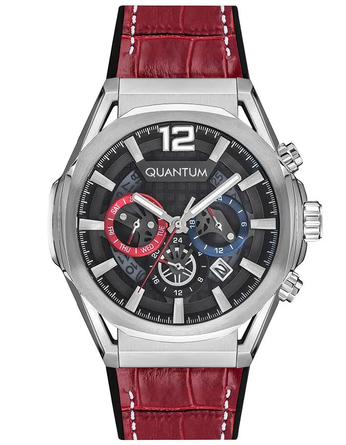 Quantum Multi Function Gun Dial Watch Men's Watch PWG970.358