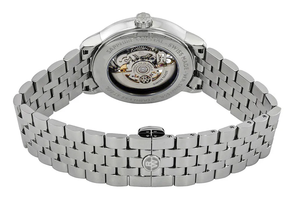 Raymond Weil Maestro Stainless Steel Skeleton Dial Automatic Mens Watch 2215-ST-65001