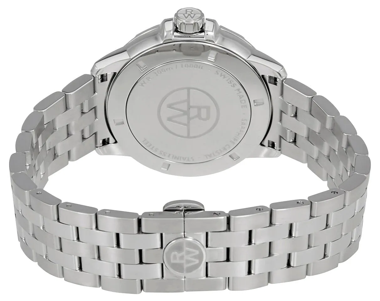 Raymond Weil Tango Stainless Steel Gray Dial Date Divers Quartz Mens Watch 8160-ST-00608