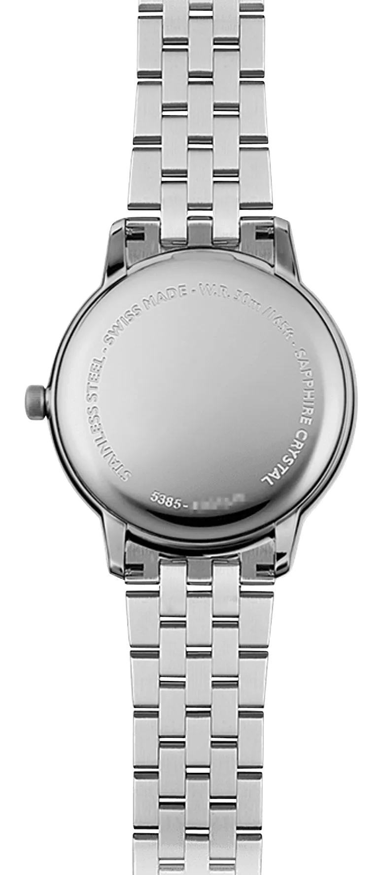 Raymond Weil Toccata Stainless Steel Silver Dial Diamonds Date Quartz Womens Watch 5385-STS-00653