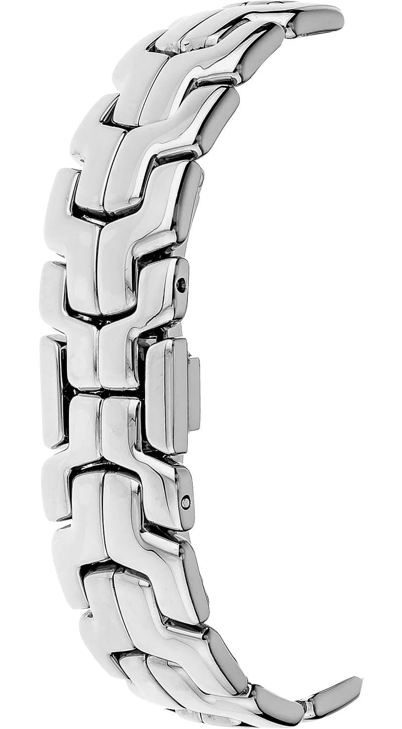 TAG Heuer Link Stainless Steel Silver-Tone Dial Diamonds Date Quartz Womens Watch WAT1414.BA0954