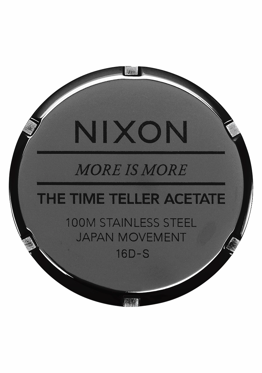 Time Teller Acetate - Black / Multi