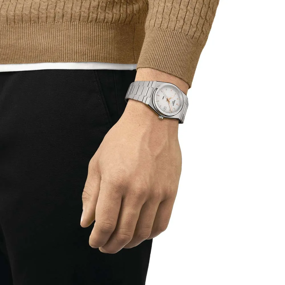 Tissot PRX 40mm Silver Dial Quartz Gents Watch T1374101103100