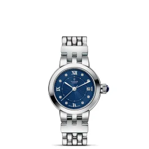 TUDOR Clair de Rose 26mm Blue Diamond Set Dial Ladies Watch M35200-0010