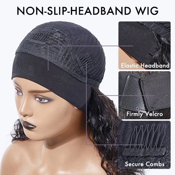Weekly Special | Affordable Headband Bob Wig 100% Human Hair (Get 2 Free Trendy Headbands)